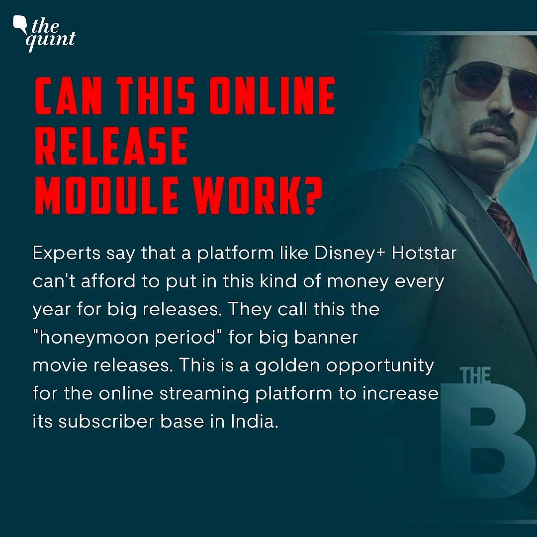 Can online streaming platforms sustain a model where they pay in crores for big star releases on their platform?