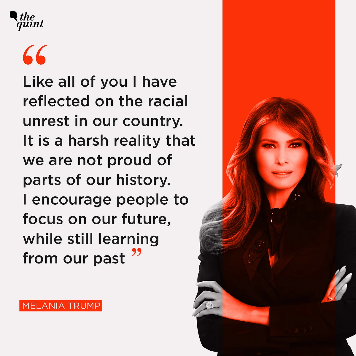 Racism a Harsh Reality, Must Look at History: Melania at RNC