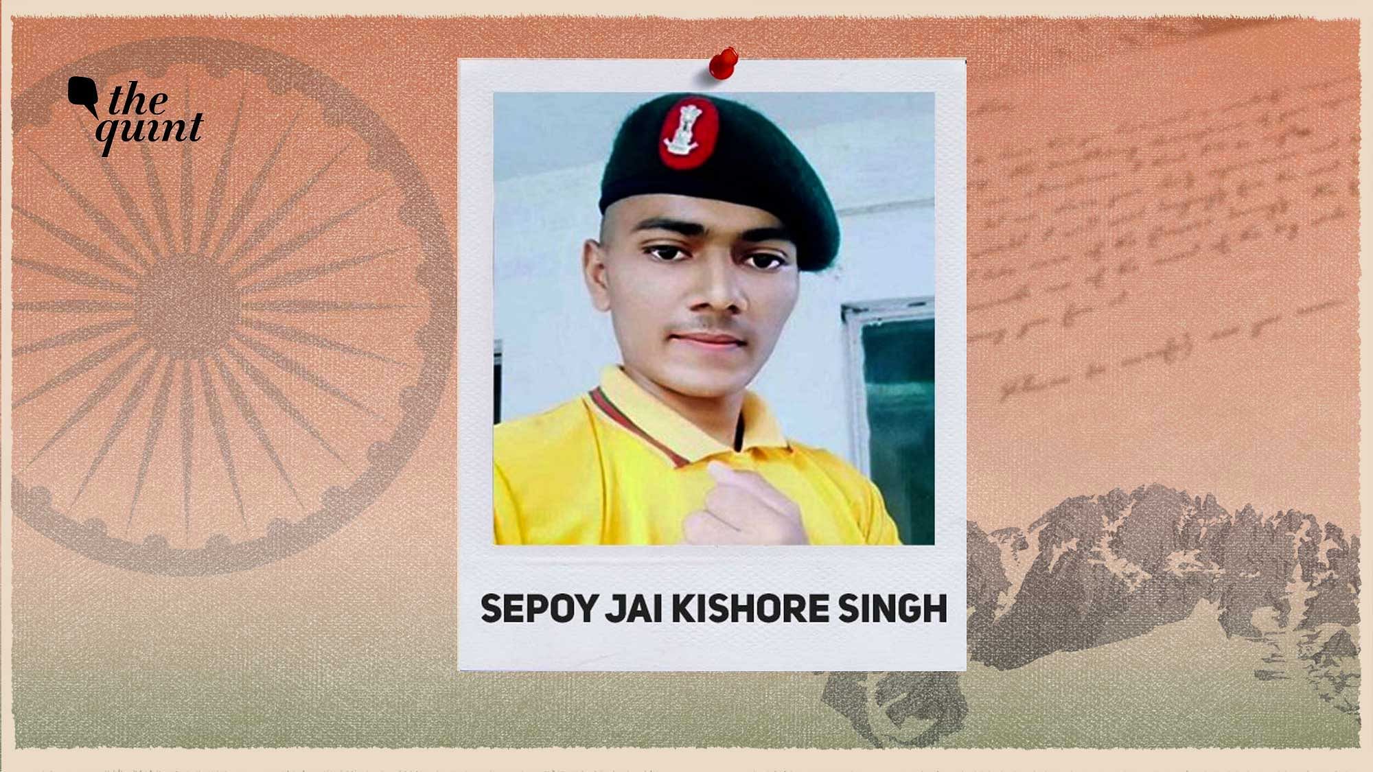 22-year-old Sep Jai Kishore was martyred in Galwan Valley Clash. He last visited home in Feb’20.