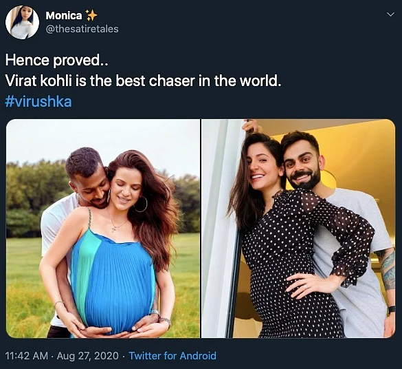 Twitter Explodes With Memes After Virat Anushka Announce Pregnancy