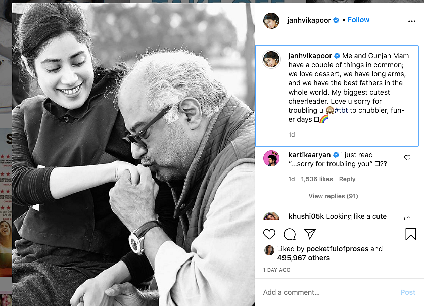 Janhvi & Boney Kapoor Remember Sridevi on Her Birth Anniversary