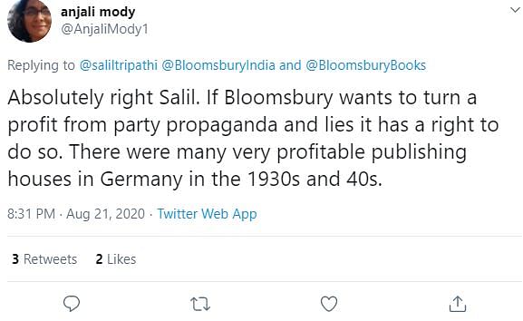 Bloomsbury has denied organising a launch event for the book ‘Delhi Riots 2020 - The Untold Story.’