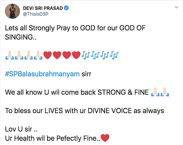 Rahman, Dhanush Pray for Balasubrahmanyam's Speedy Recovery