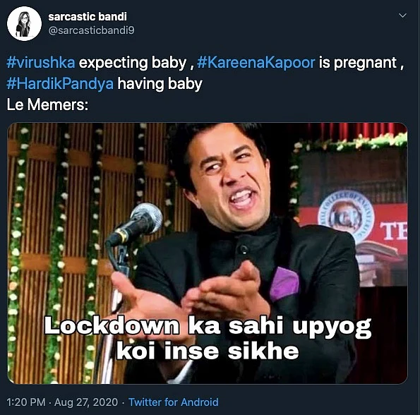 Twitter Explodes With Memes After Virat Anushka Announce Pregnancy