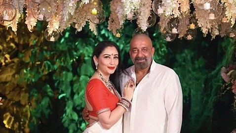 Maanayata Dutt and Sanjay Dutt.