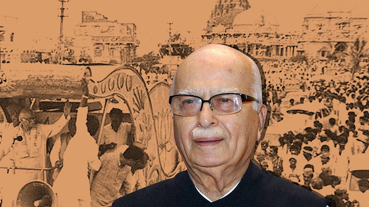 LK Advani led the Rath Yatra in the 1990s that led to the demolition of Babri Masjid. 