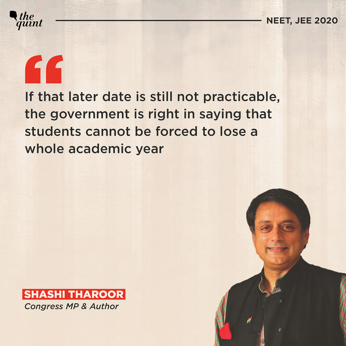 If BJP doesn’t wish to be seen as ‘anti-students’, it must listen to reason – and to the Opposition: Shashi Tharoor