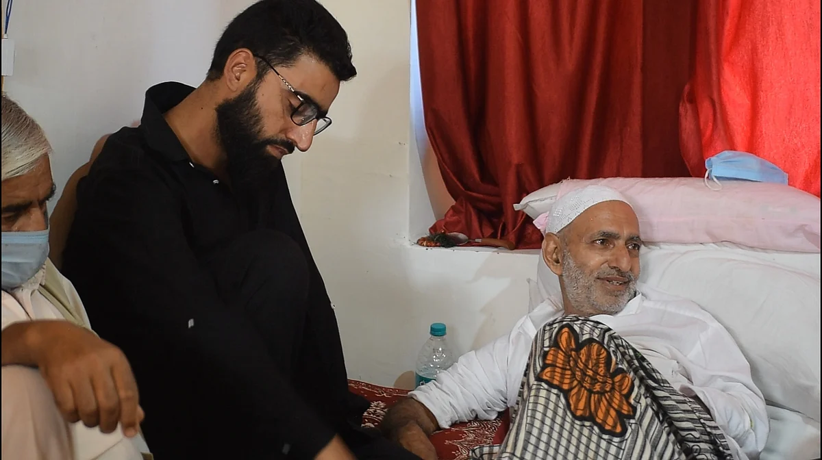 Shah at home with loved ones.