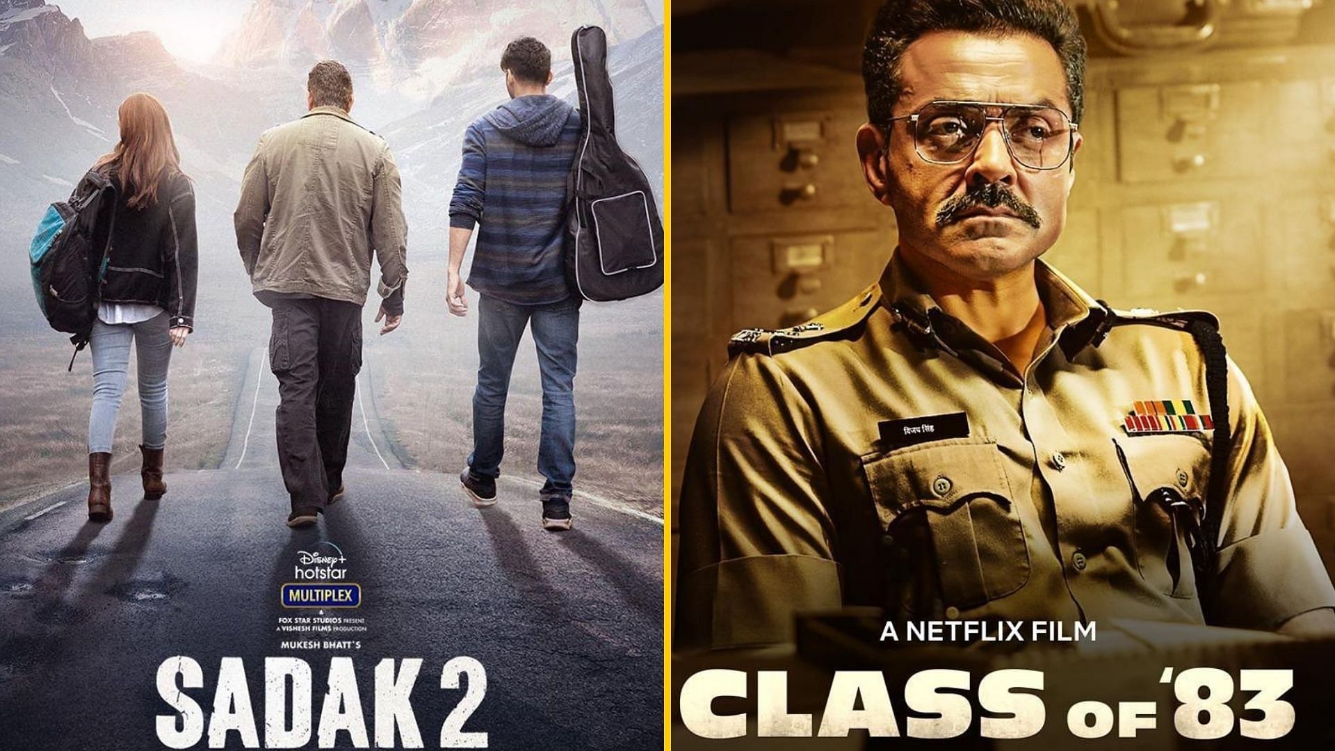 'Sadak 2' and 'Class of 83' are set for their OTT premieres.