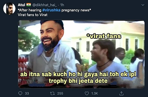 Twitter Explodes With Memes After Virat Anushka Announce Pregnancy