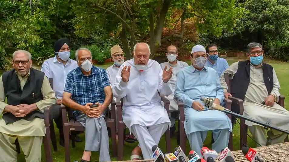 This was the first meeting of the party members ever since the constitutional changes of 5 August 2019, which stripped the state of its special status. 