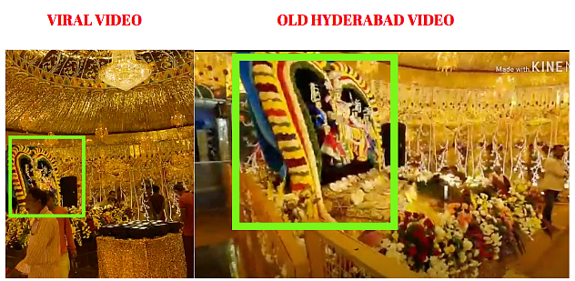 Left: Viral video. Right: Old Hyderabad video uploaded on YouTube.