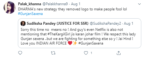 'Gunjan Saxena' will stream on Netflix on 12 August.