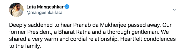 A True Statesman: Bollywood Mourns Demise of Pranab Mukherjee