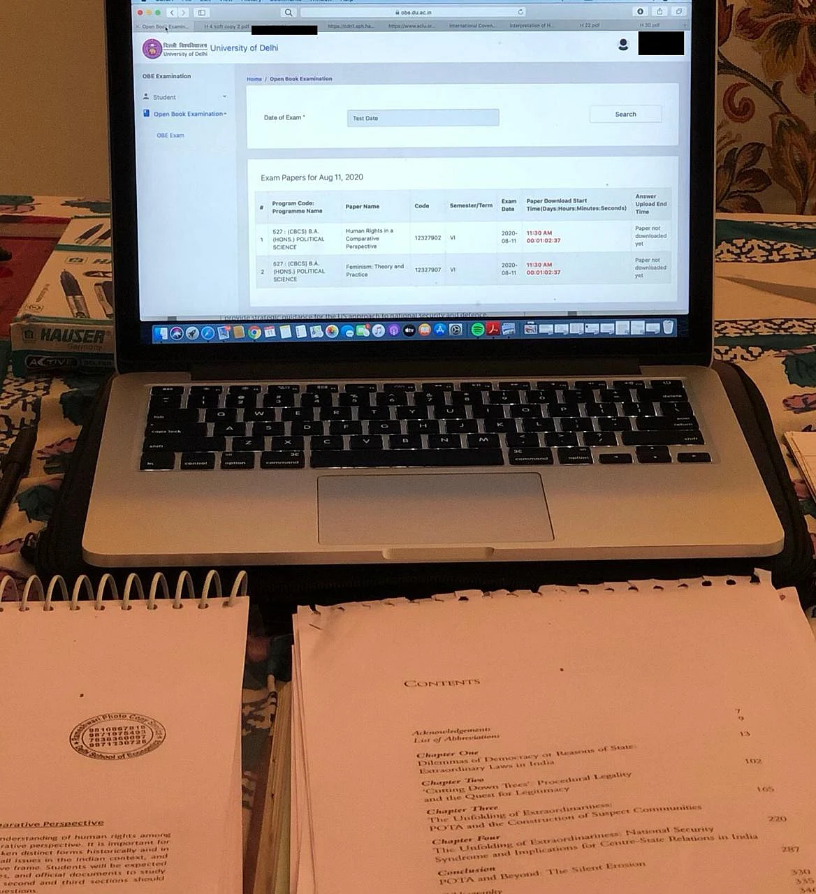 Server errors were worse than the stress of appearing for an exam.