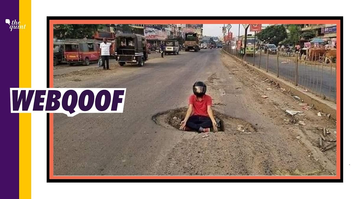 Images From West Bengal Shared as Poor Condition of Roads in UP