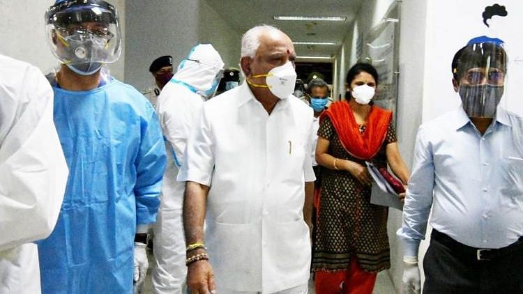 Karnataka Chief Minister BS Yediyurappa, on Monday, was discharged from Manipal Hospital