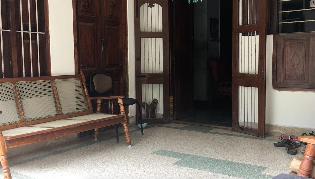 A verandah that can be an excellent spot to work out of.