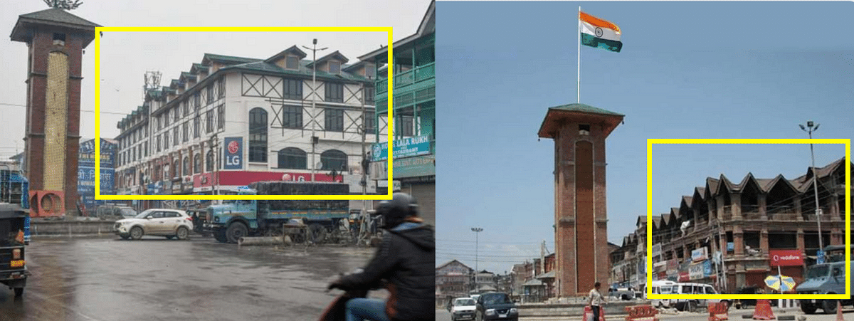 We could trace the photograph back to 2010 and noticed that it has been photoshopped to add the national flag.