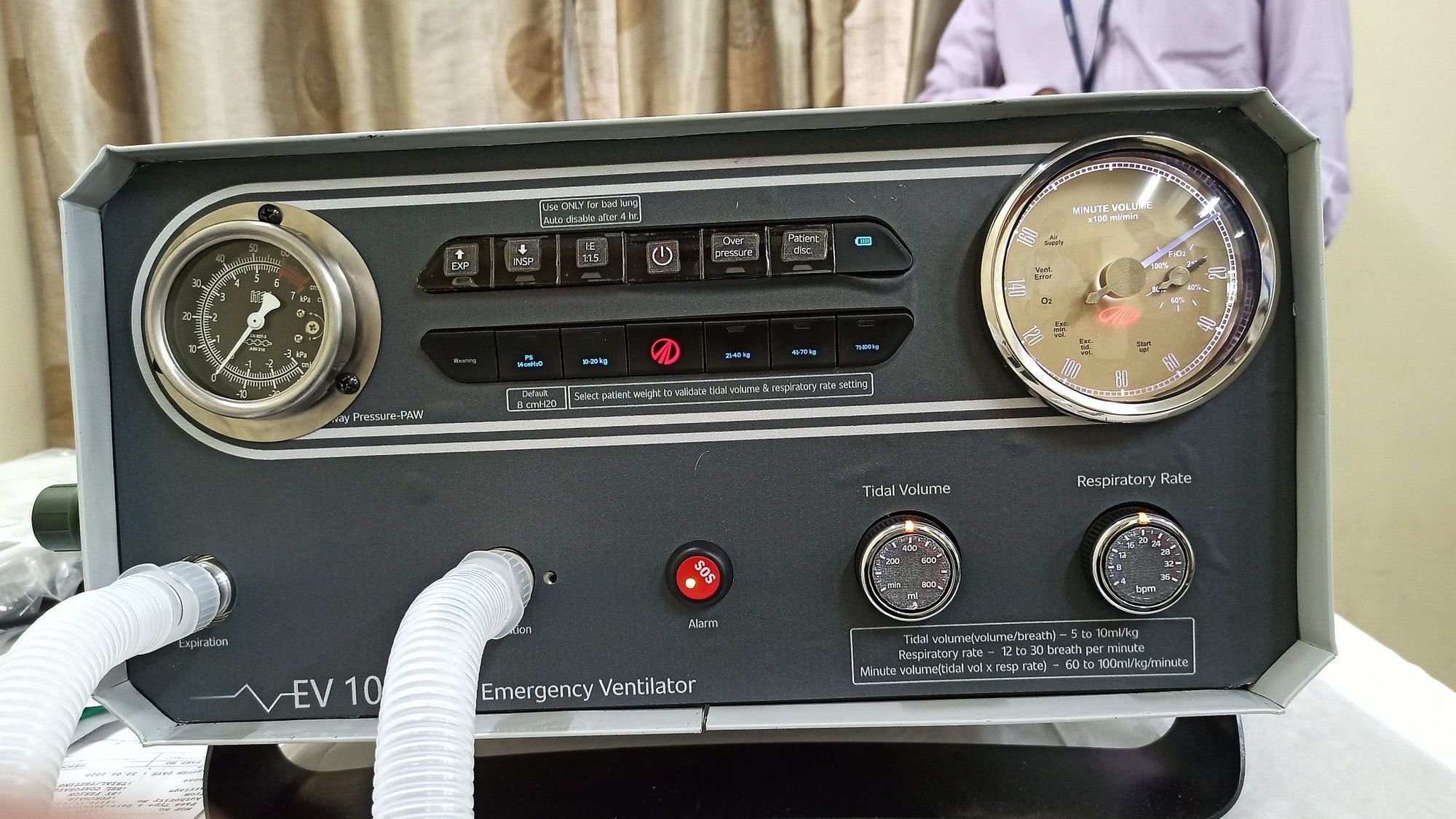 Export of ventilators was banned by the government in March 2020.