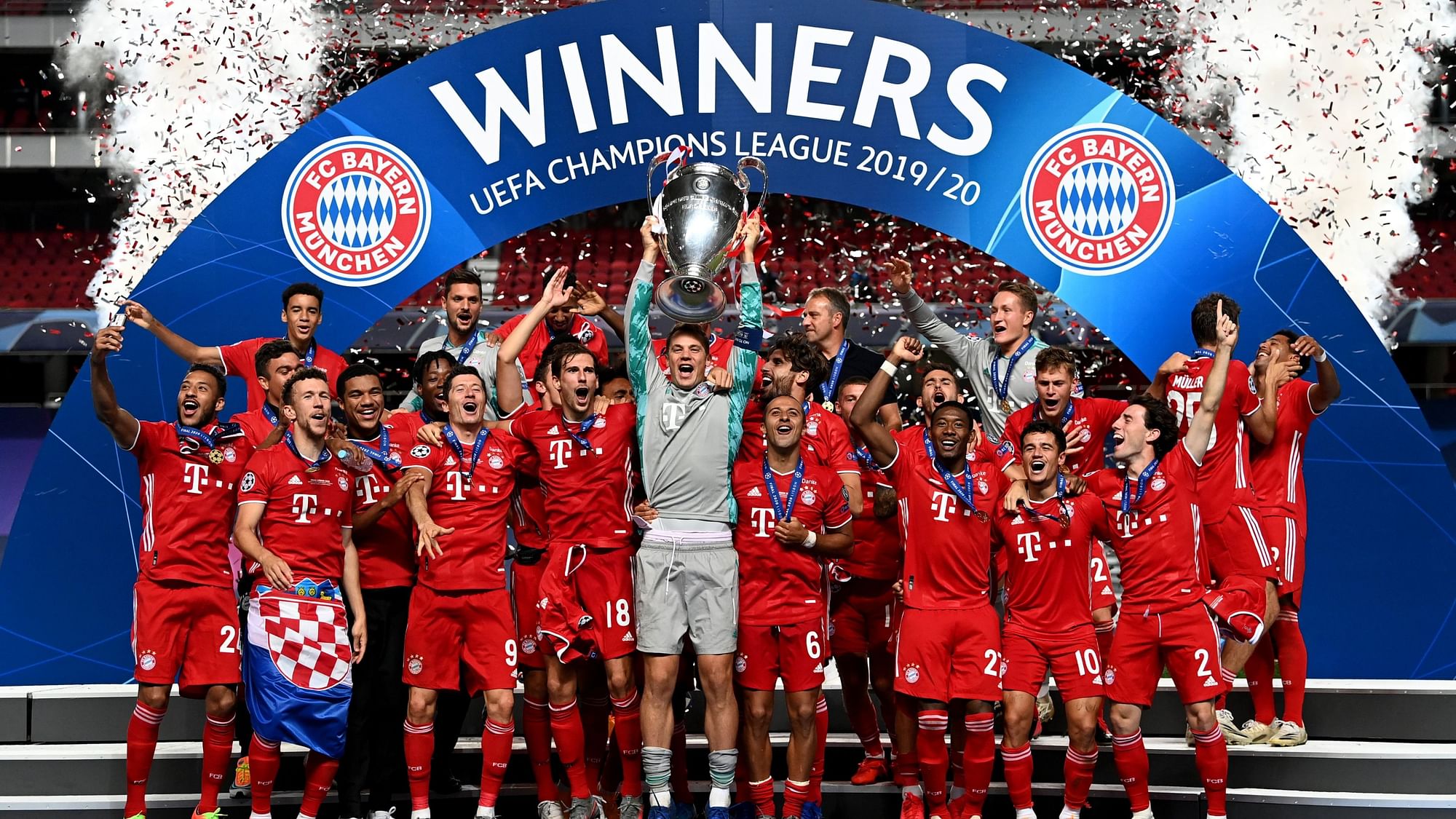 Bayern Munich beat Paris Saint-Germain 1-0 at the Estadio da Luz to win its sixth UEFA Champions League title.