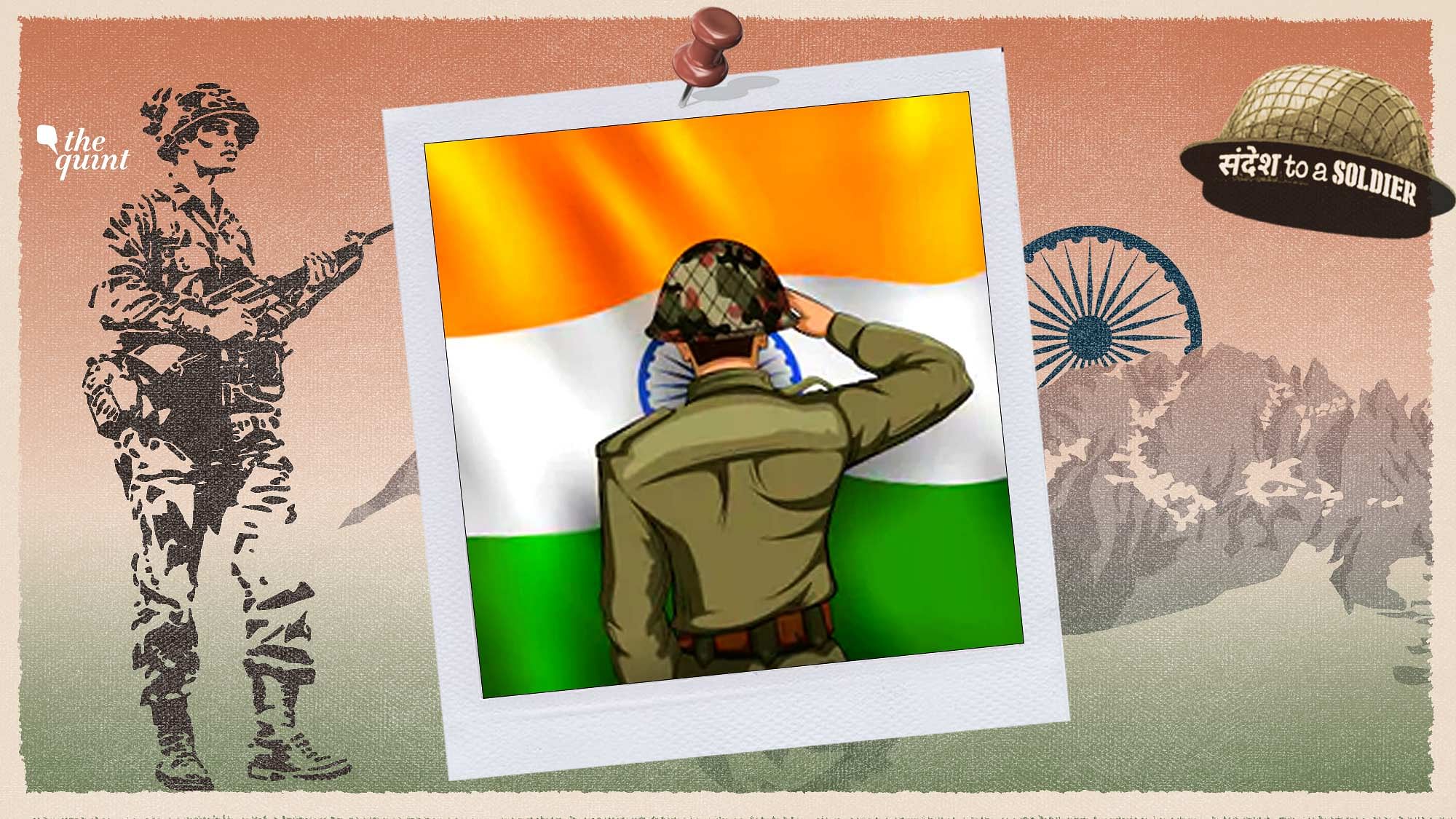 Saluting Officers For Indian Independence Day Stock Illustration - Download  Image Now - Army, Characters, India - iStock