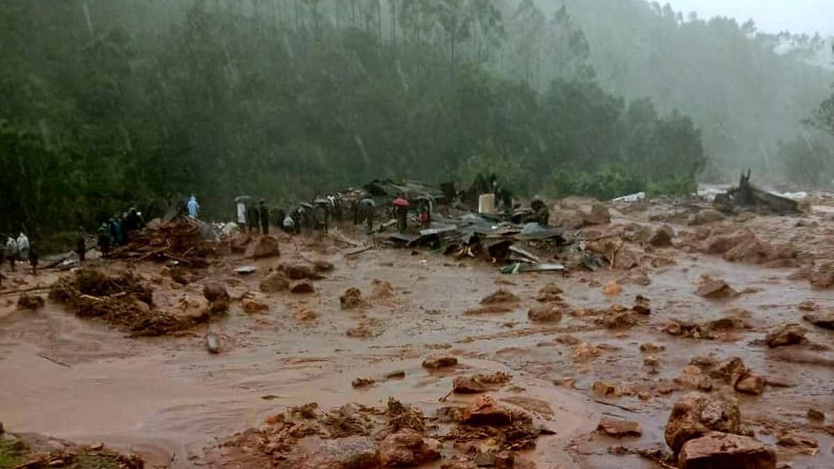 A landslide wreaked havoc in Idukki district of Kerala.