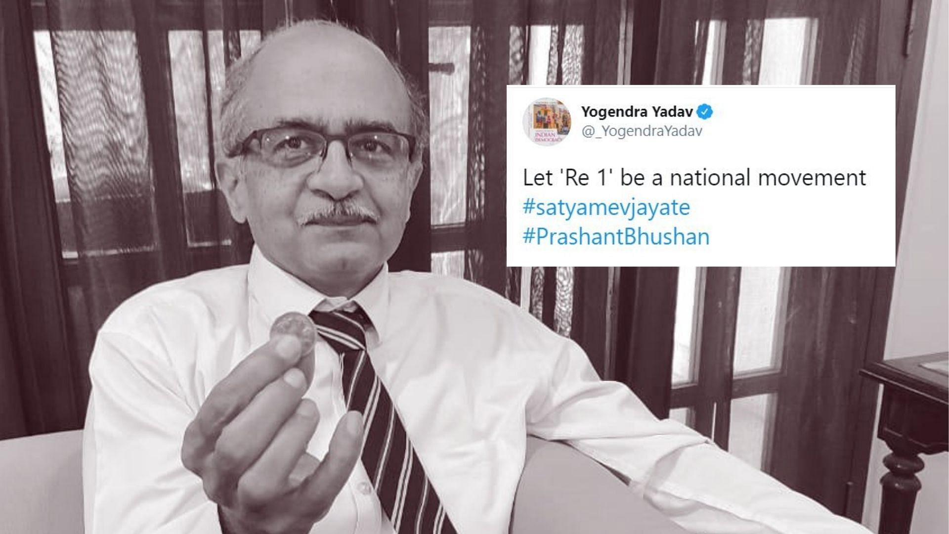 Prashant Bhushan ‘gratefully accepted’ the Re 1 fine imposed by the Supreme Court.