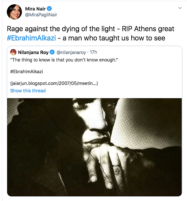 Beacon of Indian Theatre: B'Wood Pays Tribute to Ebrahim Alkazi