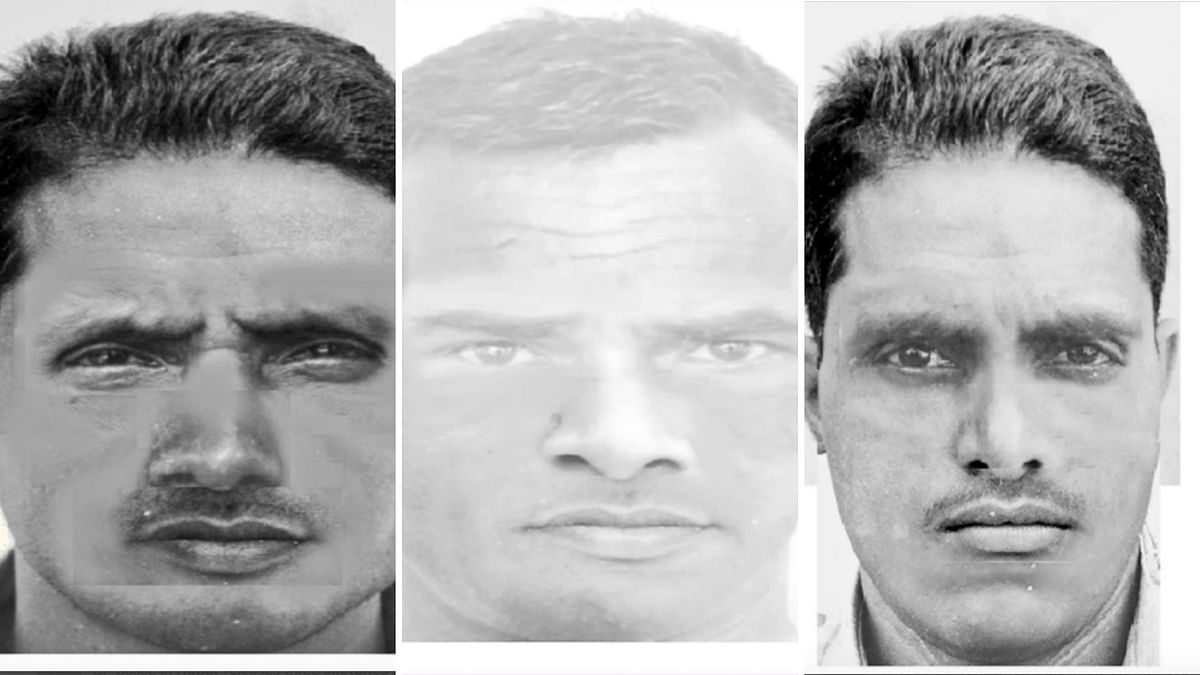 Uttar Pradesh (UP) Police has shared three sketches of the man accused of brutally raping a six-year-old in Hapur.