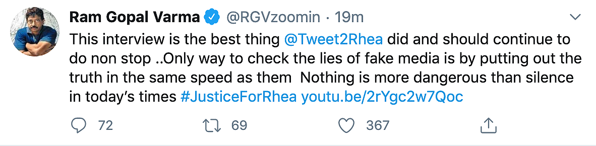 Sorry Rhea: Twitter Reacts to Actor's Interview, Lauds Her Courage