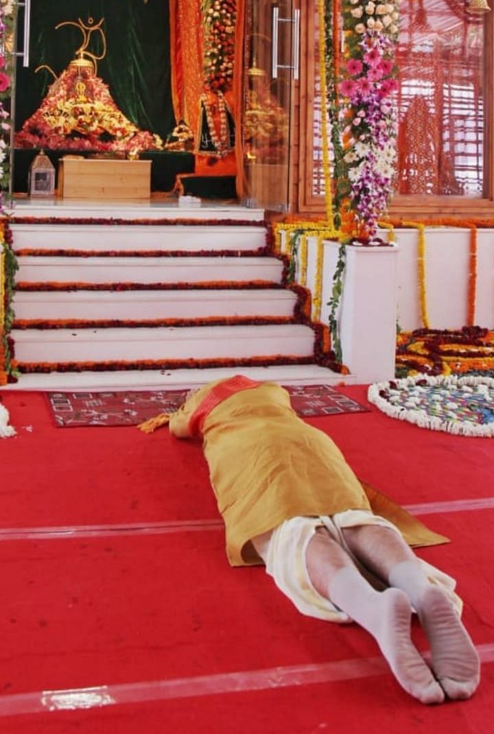 Prime Minister Modi, UP CM Yogi Adityanath & RSS Chief Mohan Bhagwat spoke at the Ram temple Bhoomi Pujan.