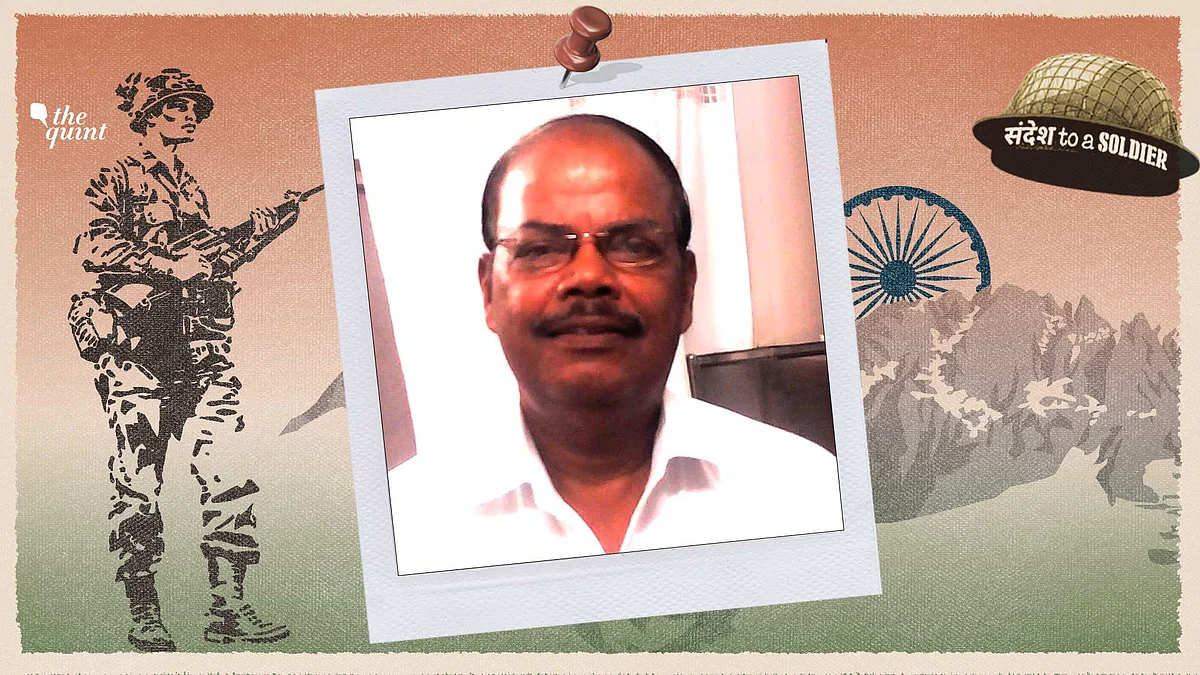 CK John sends his sandesh to a soldier from Kochi, Kerala.