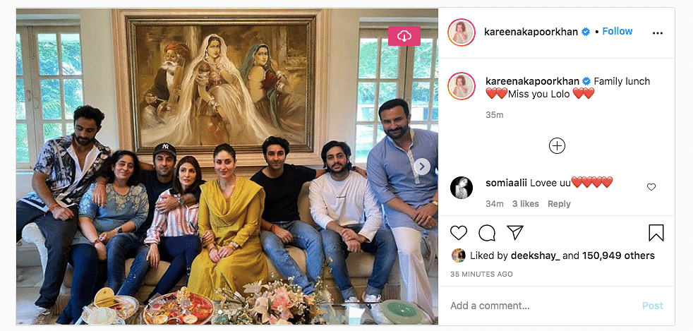 Kareena Kapoor shared some photos on Instagram. 