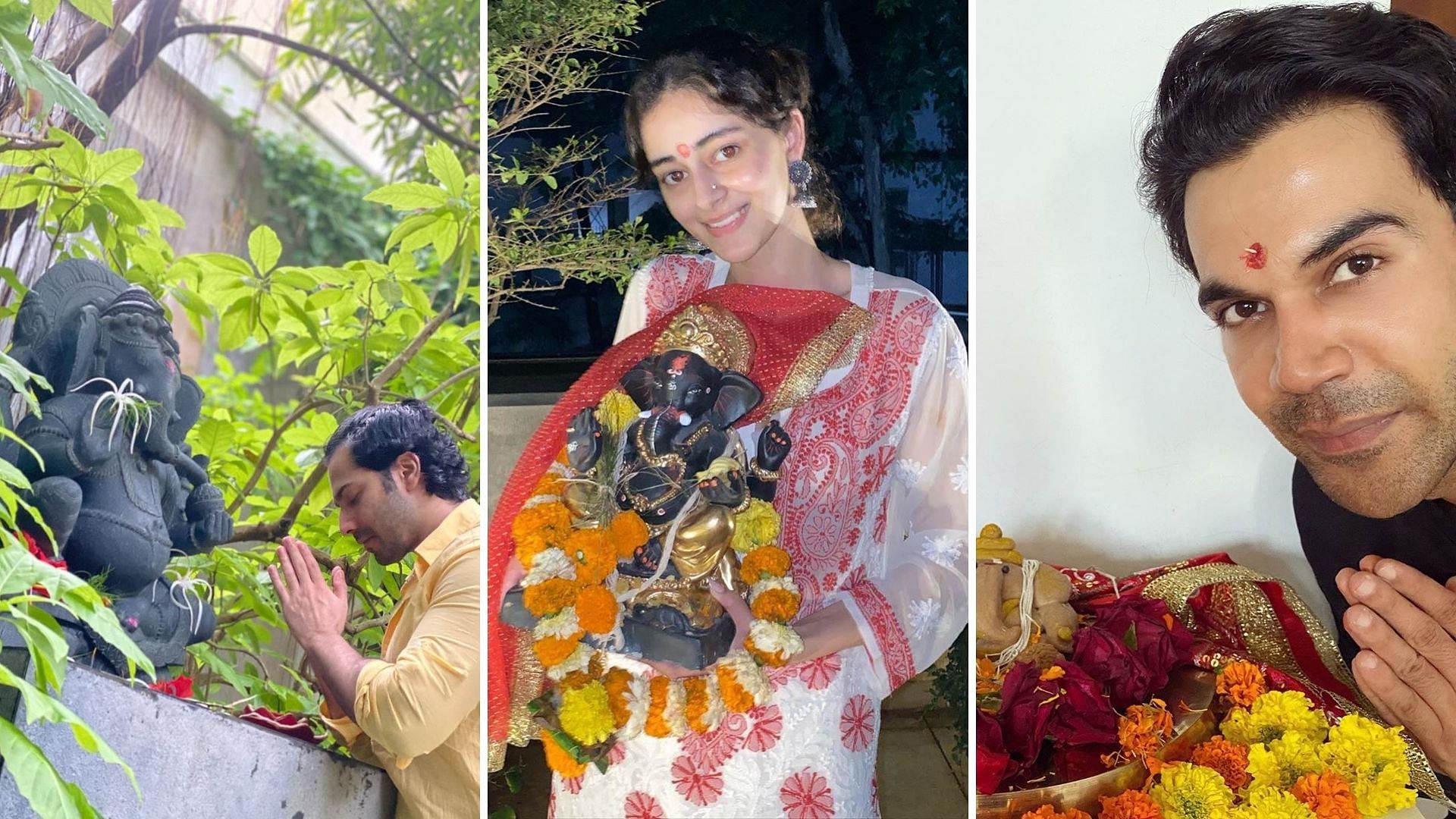 Bollywood celebrities in the Ganesh Chaturthi fervour. 