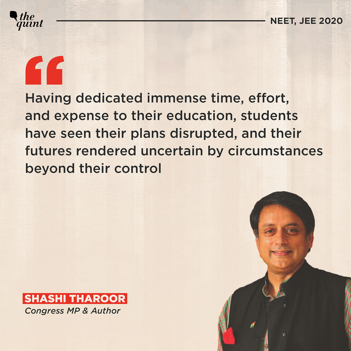 If BJP doesn’t wish to be seen as ‘anti-students’, it must listen to reason – and to the Opposition: Shashi Tharoor