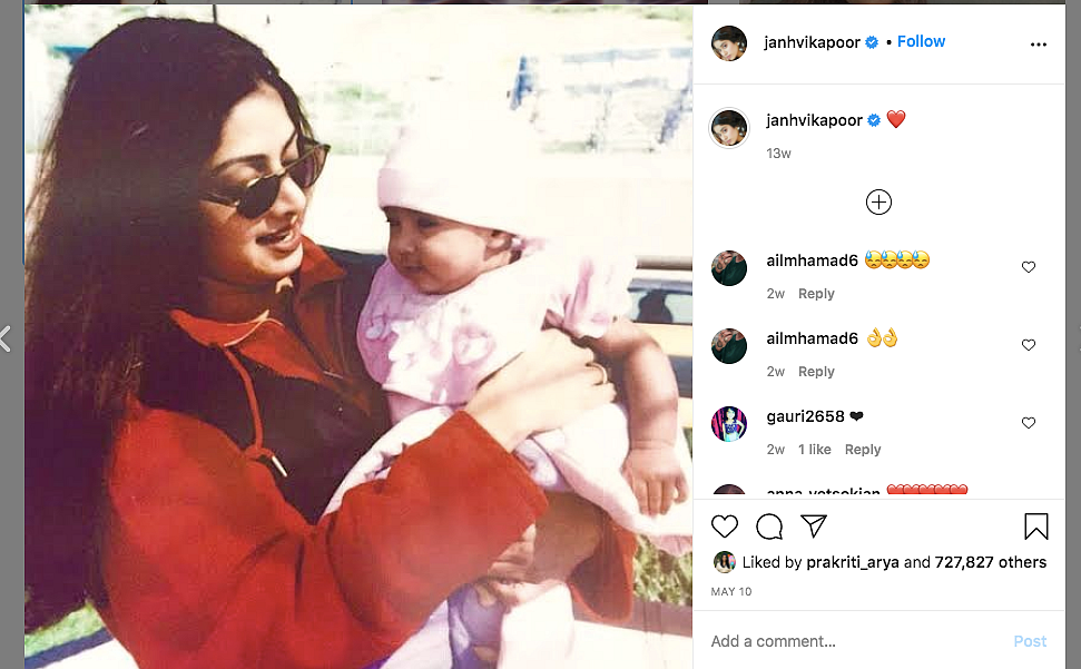 Janhvi & Boney Kapoor Remember Sridevi on Her Birth Anniversary