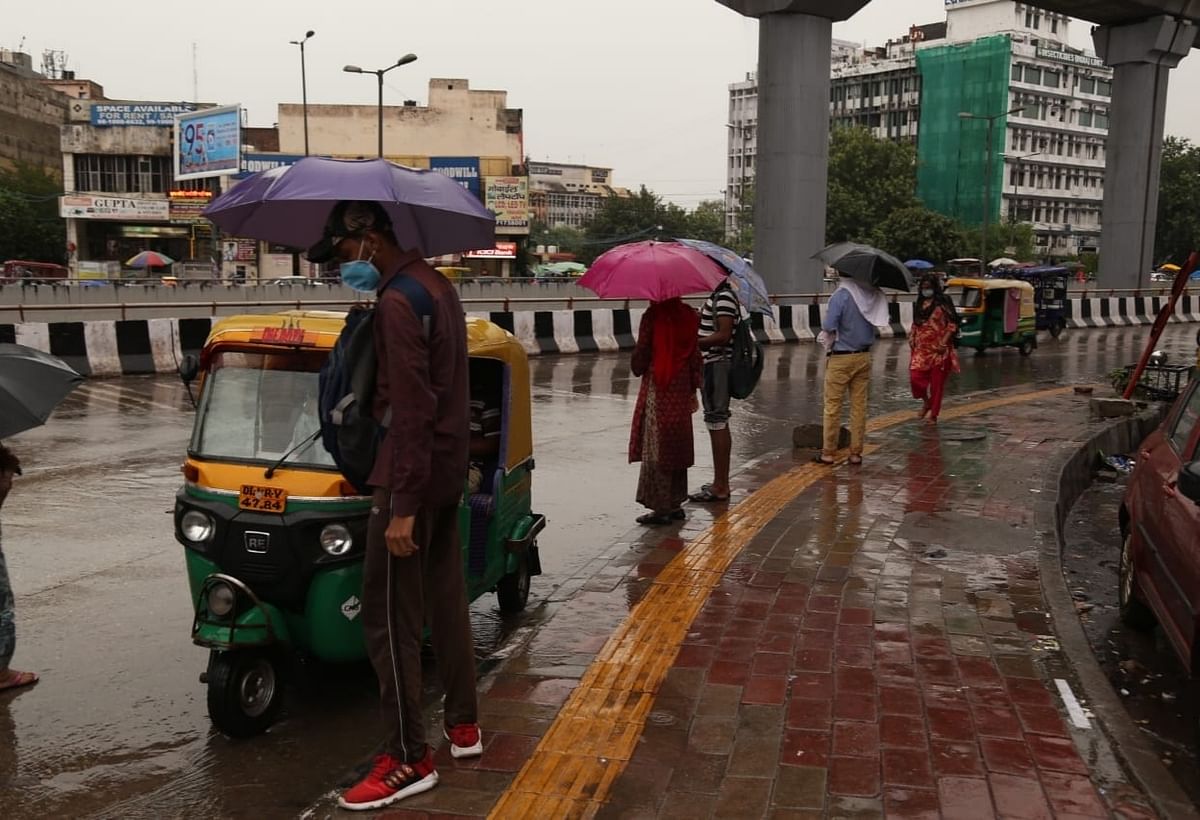 Visuals from Gurugram showed many areas, including an underpass, flooded.