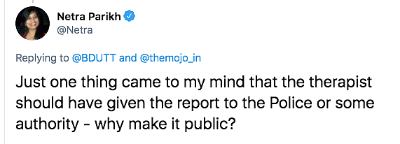 Sushant's Therapist Going Public Gets Twitter Divided