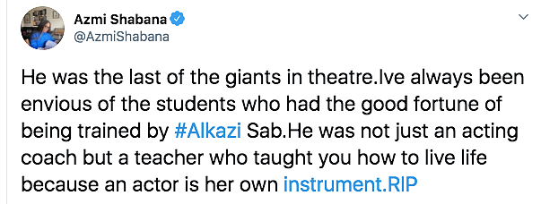 Beacon of Indian Theatre: B'Wood Pays Tribute to Ebrahim Alkazi