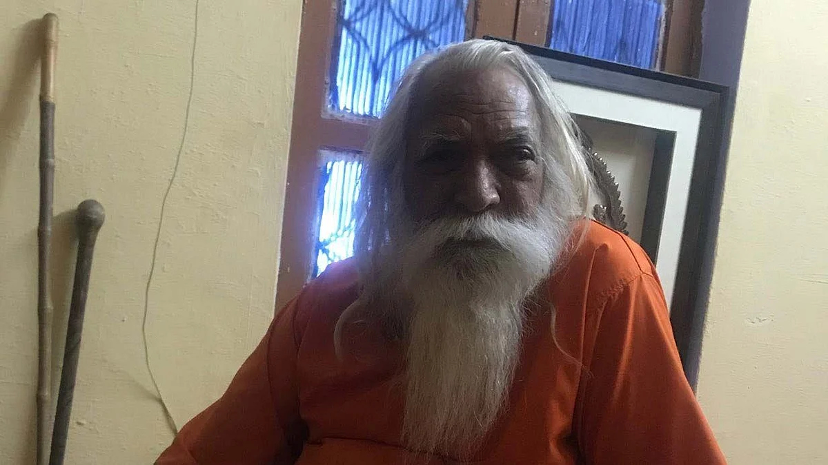 Acharya Satyendra Das, the chief priest of the Ram Janmabhoomi temple.