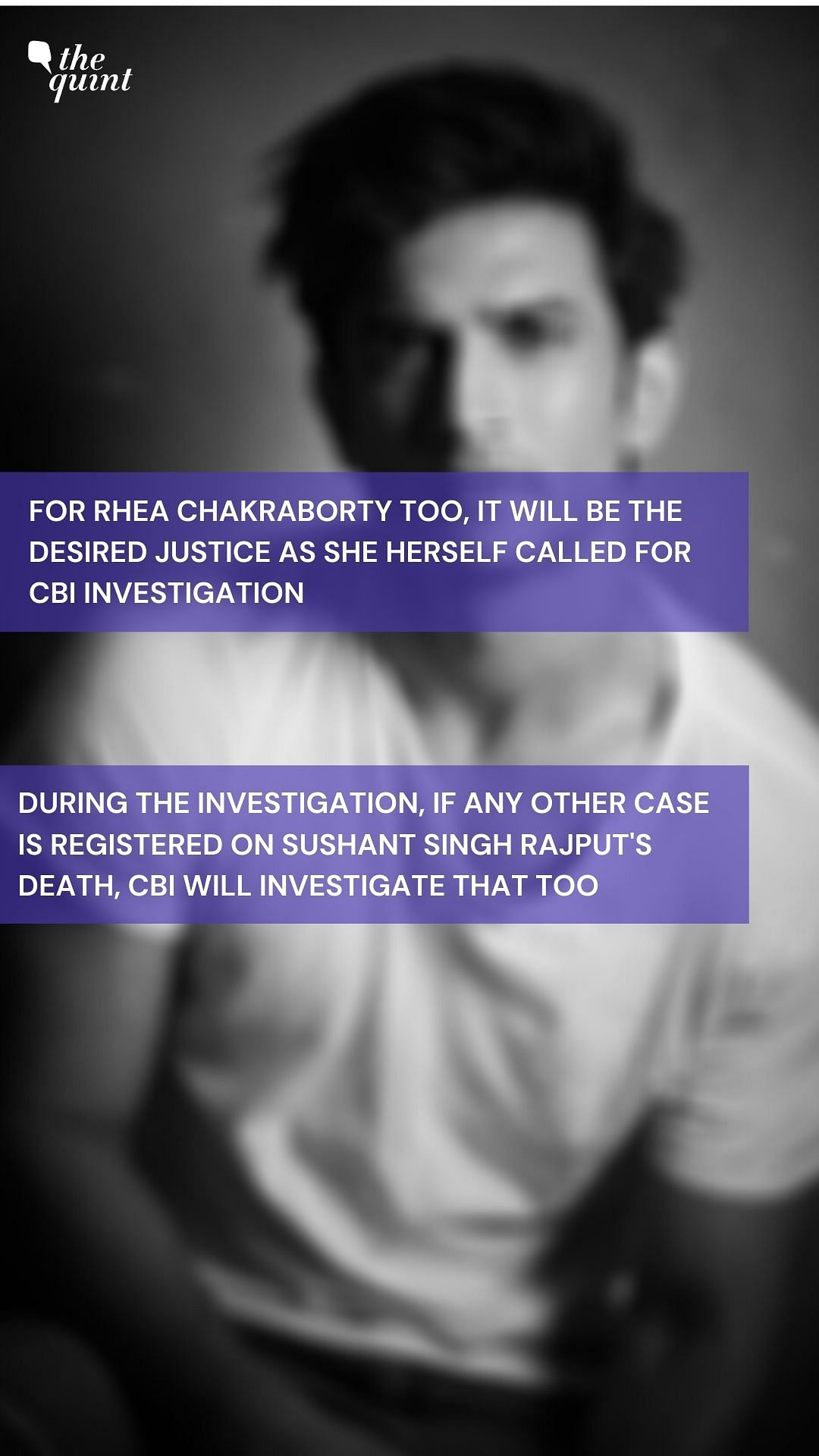 The Supreme Court has handed over the Sushant Singh Rajput case to the CBI.  
