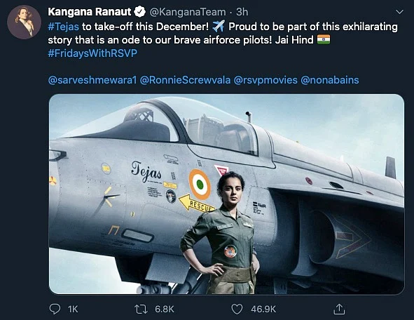 Tweet by Kangana