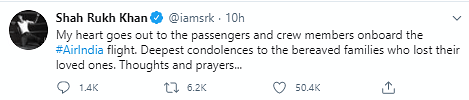 Celebrities mourn the loss of life.