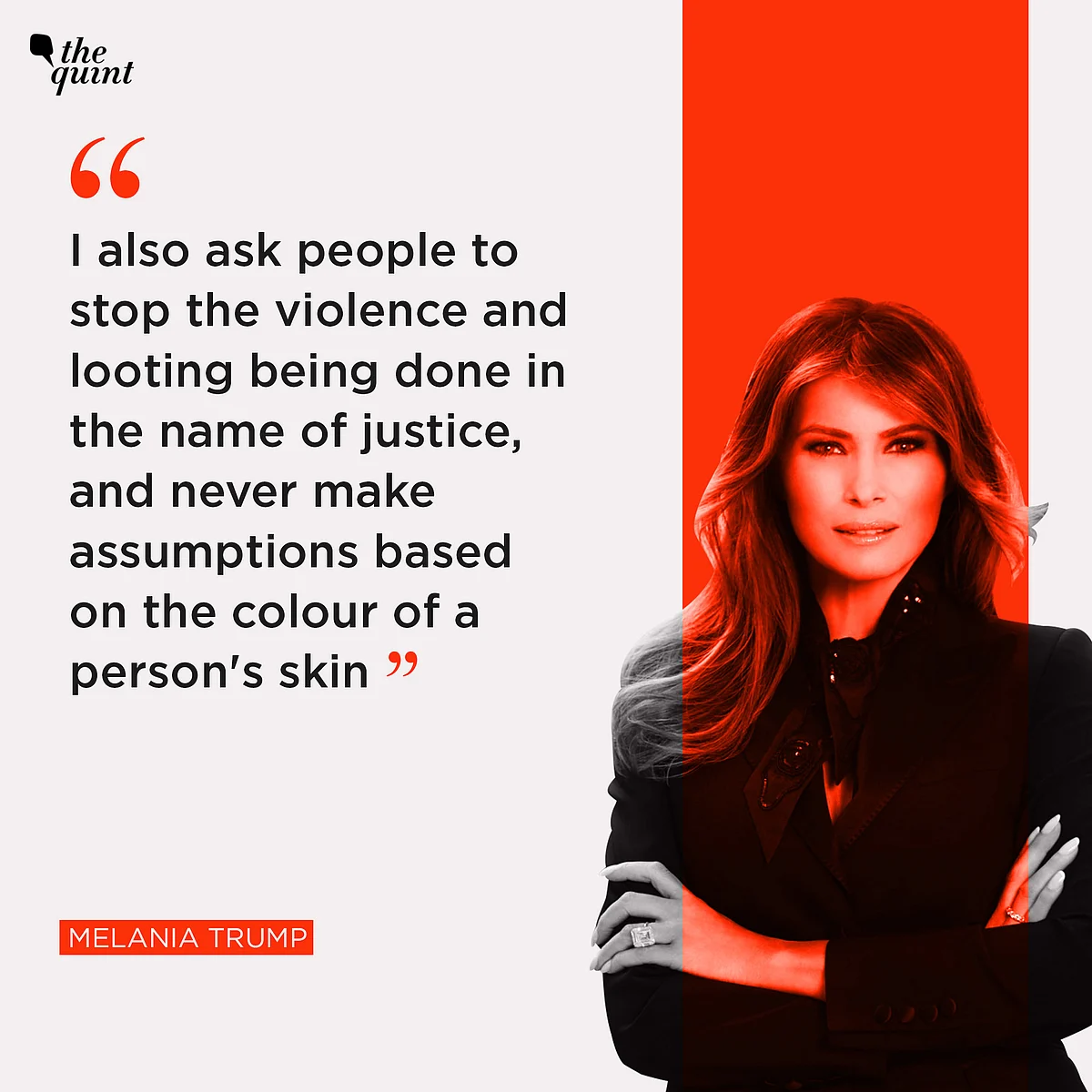 Racism a Harsh Reality, Must Look at History: Melania at RNC