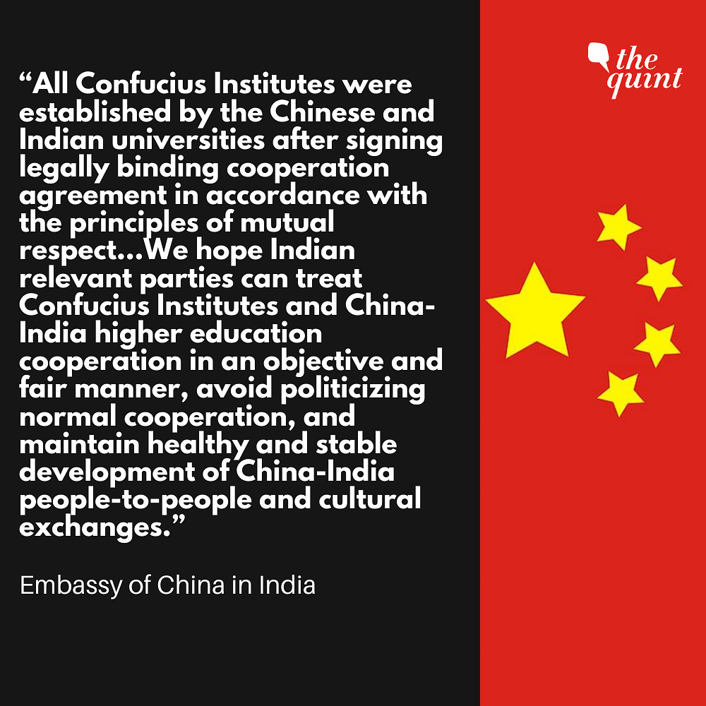 MHRD has reportedly asked asked Chinese language teaching institutes to submit a report on activities undertaken.