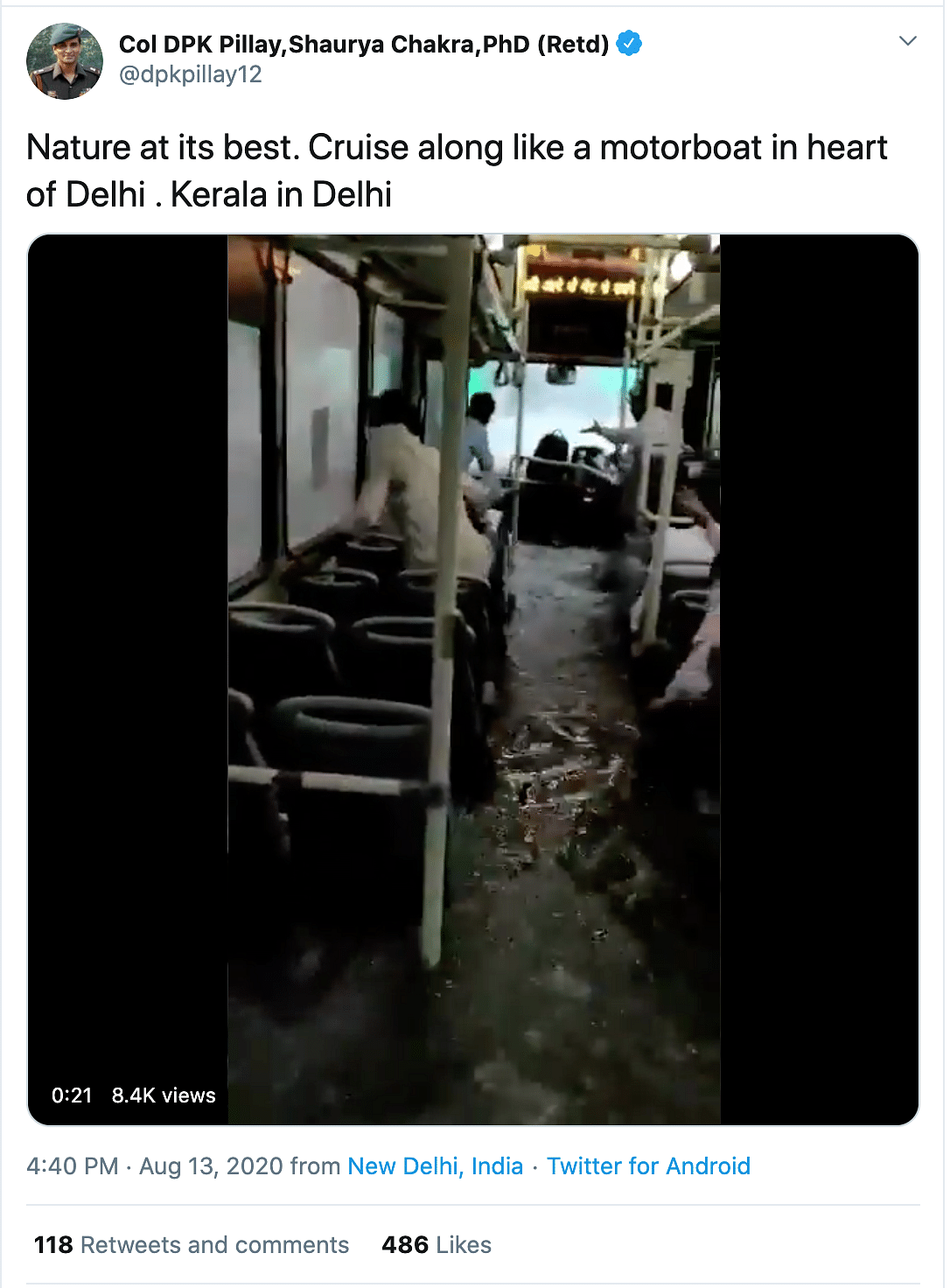 We found out that the video is from Jaipur, Rajasthan and not Delhi as claimed.