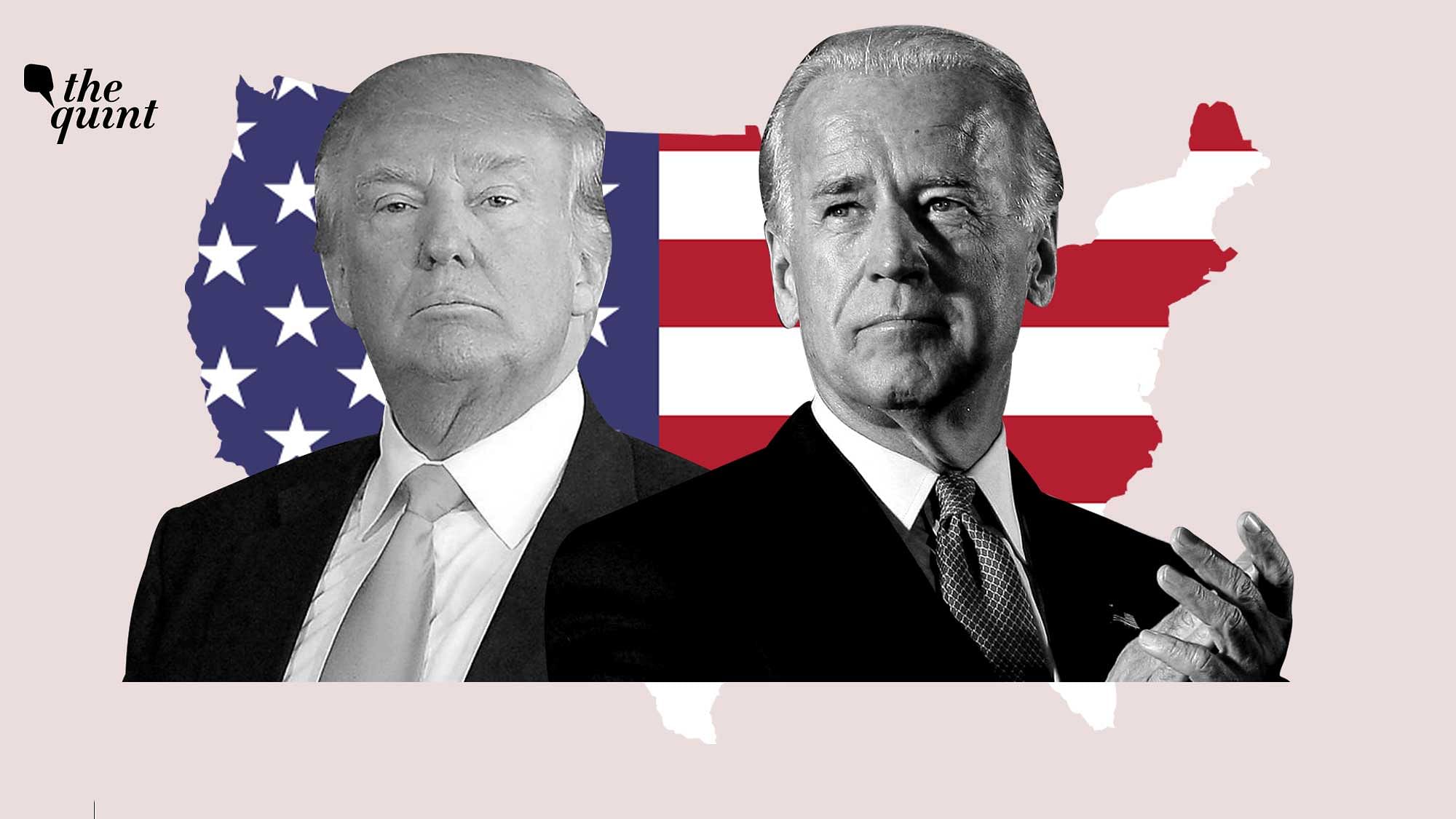 According to a poll of polls presented by the BBC, Biden is ahead of Trump by at least 9 percent nationally.&nbsp;