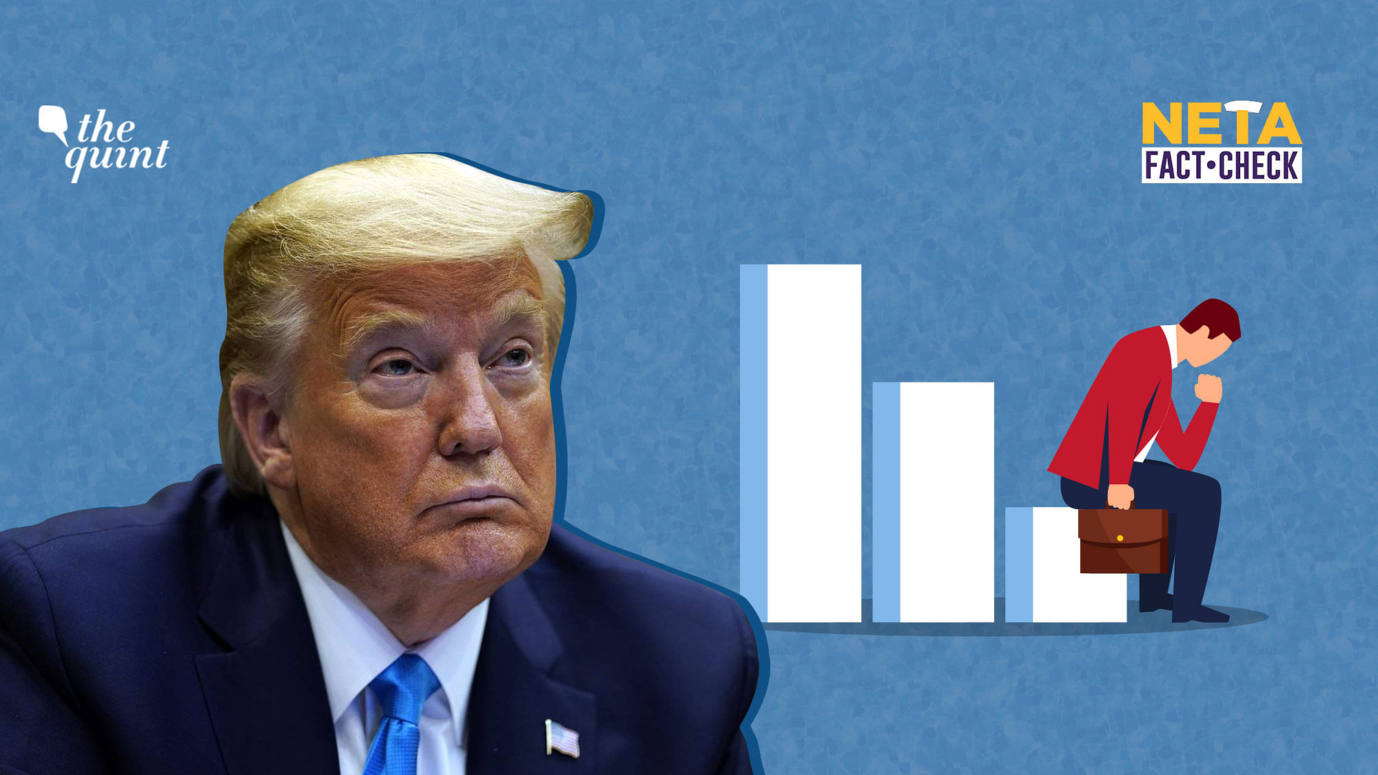 On 7 September, Trump tweeted that 10.6 million jobs had been created in four months, adding that it was a record.