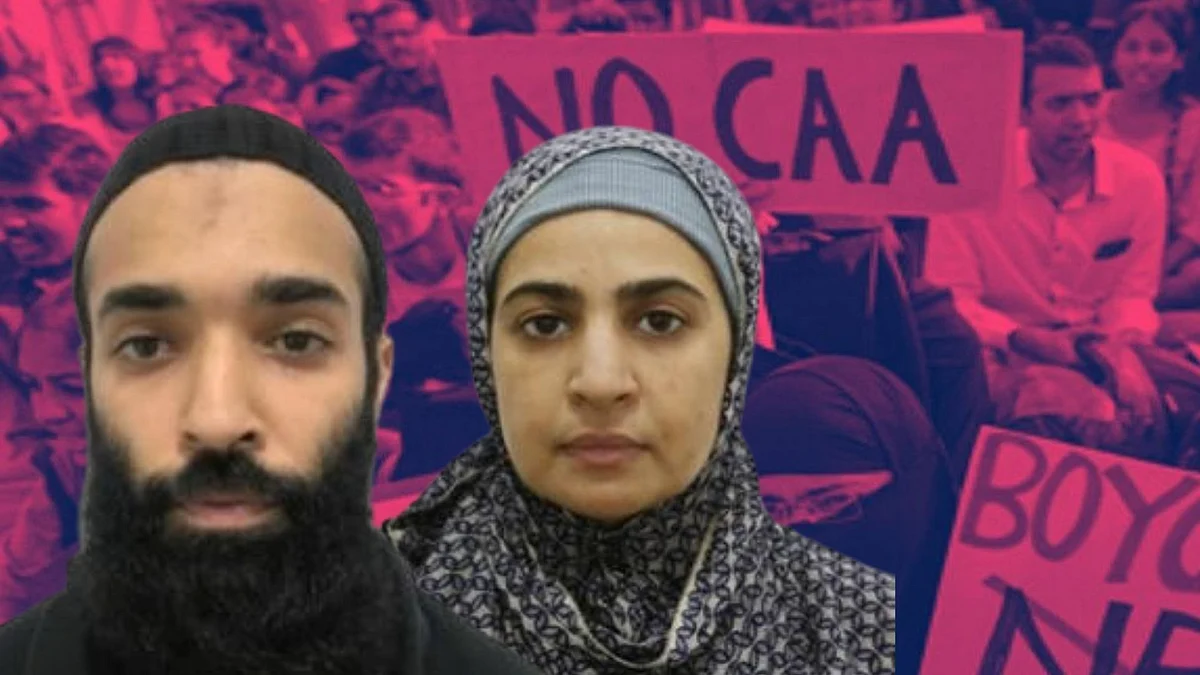 The NIA said Jahanzaib Sami Wani and his wife Hina Bashir Beigh, both residents of Jammu and Kashmir, were inciting anti-CAA protests.